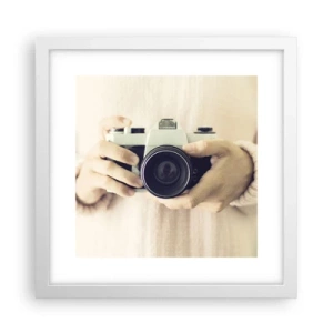 Poszter fekete keretben - Többet látni... - 30x30 cm