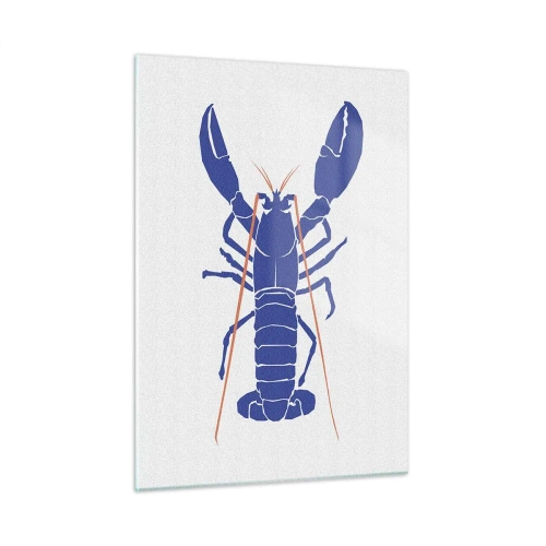 Üveg kép - Gránátalmában pompázó homár - 50x70 cm