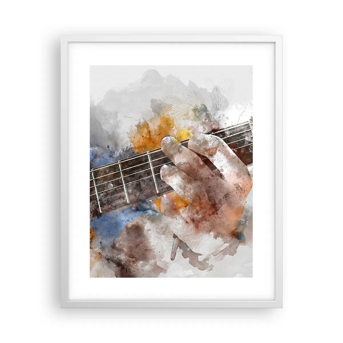 Poszter fekete keretben - Költészet a húrok között - 40x50 cm