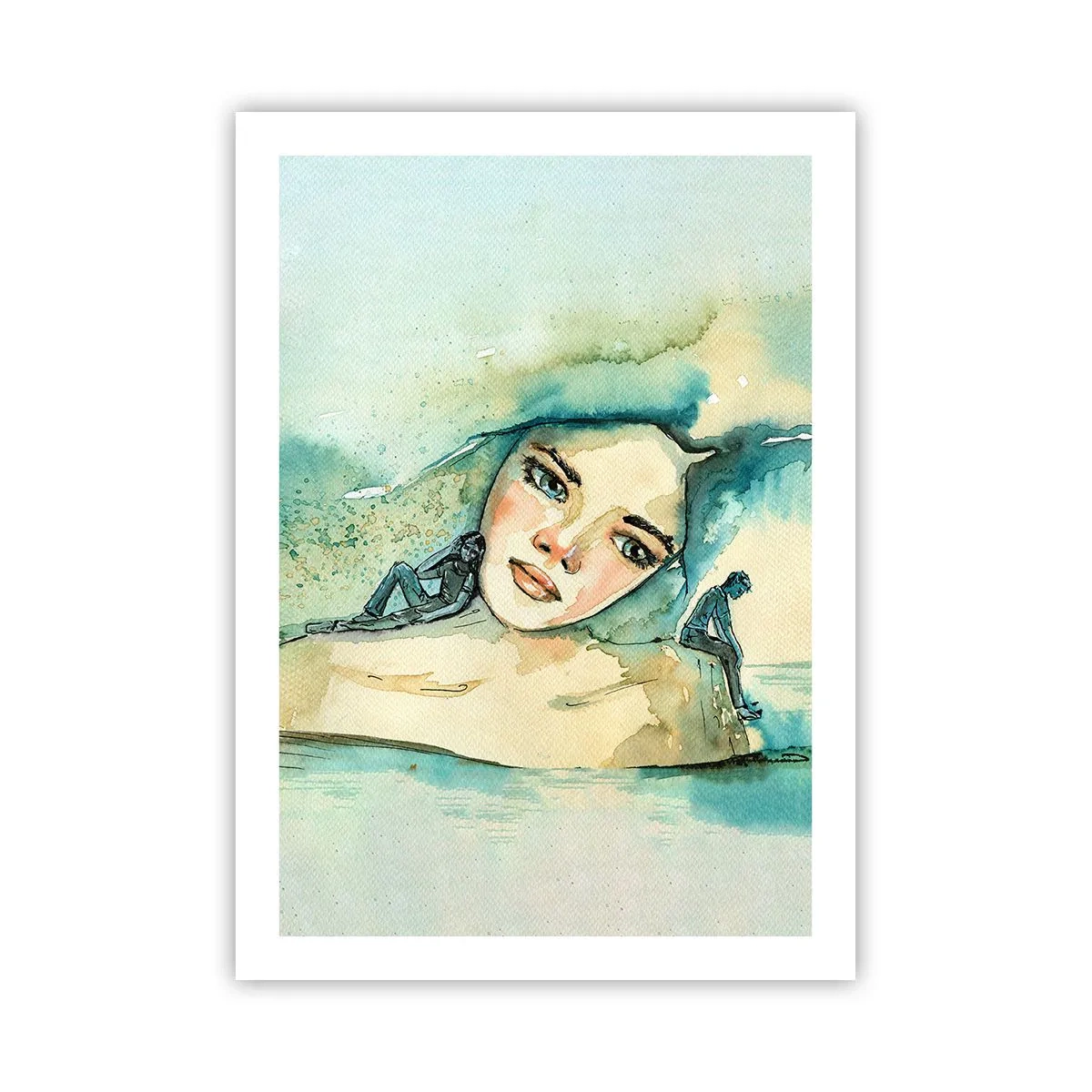 Poszter - Am I blue? - 50x70 cm