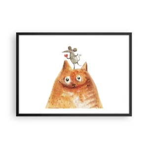 Poszter fehér keretben - A szerelem paradoxonjai - 70x50 cm