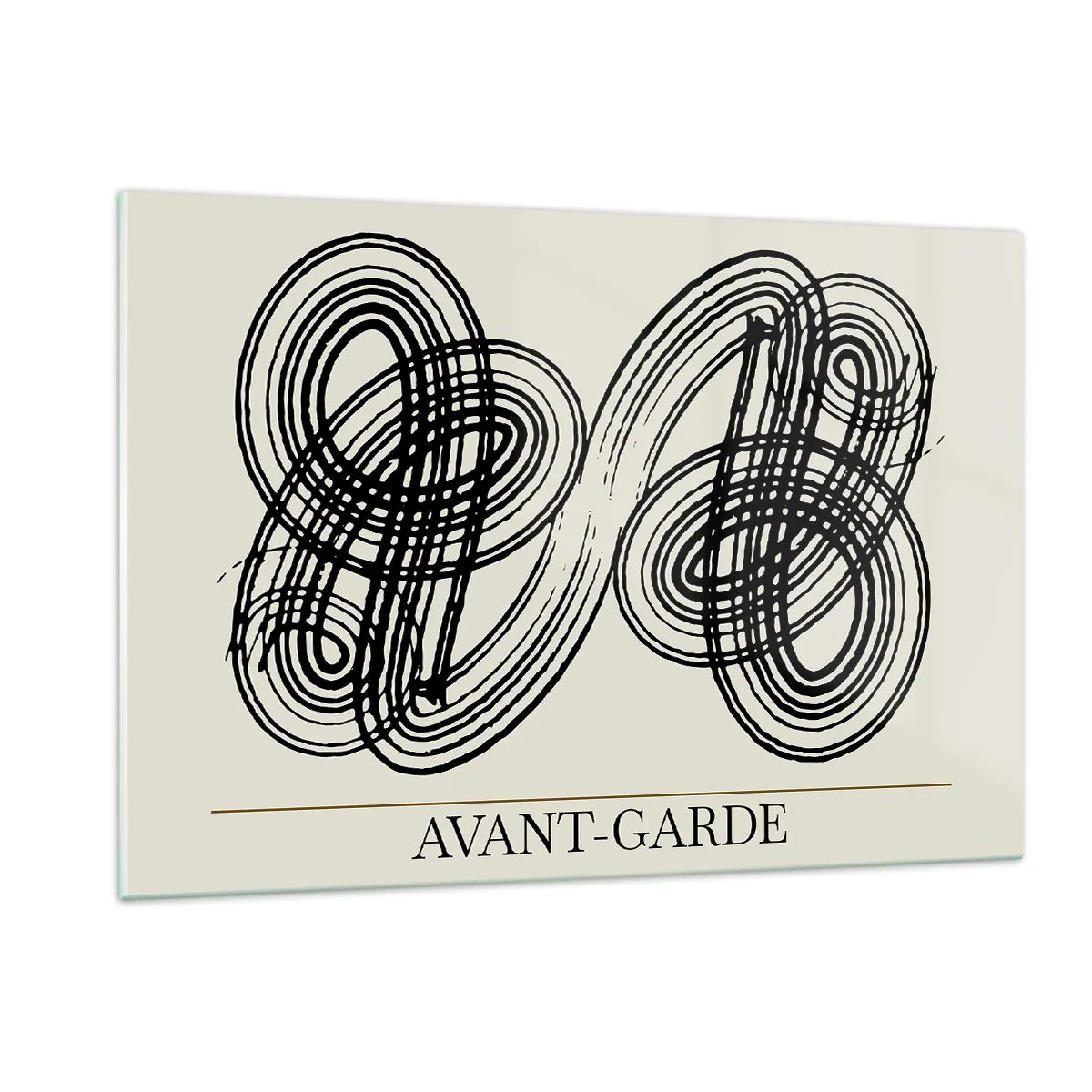 Üveg kép - Spontán jött ki - 120x80 cm