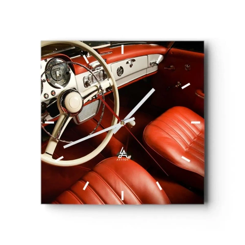 Falióra, Óra - Luxus vintage stílusban - 30x30 cm