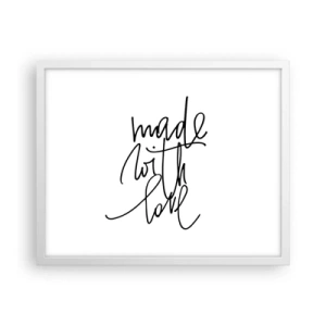 Poszter fekete keretben - A legjobb márka - 50x40 cm