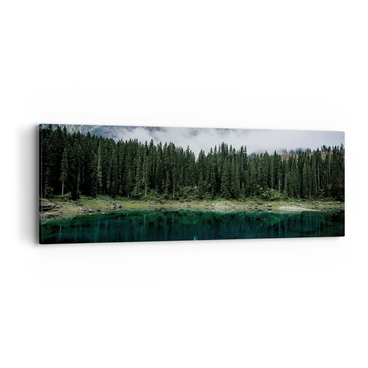 Vászonkép - Csitt, csit, ne zavard fel az állóvizet... - 90x30 cm