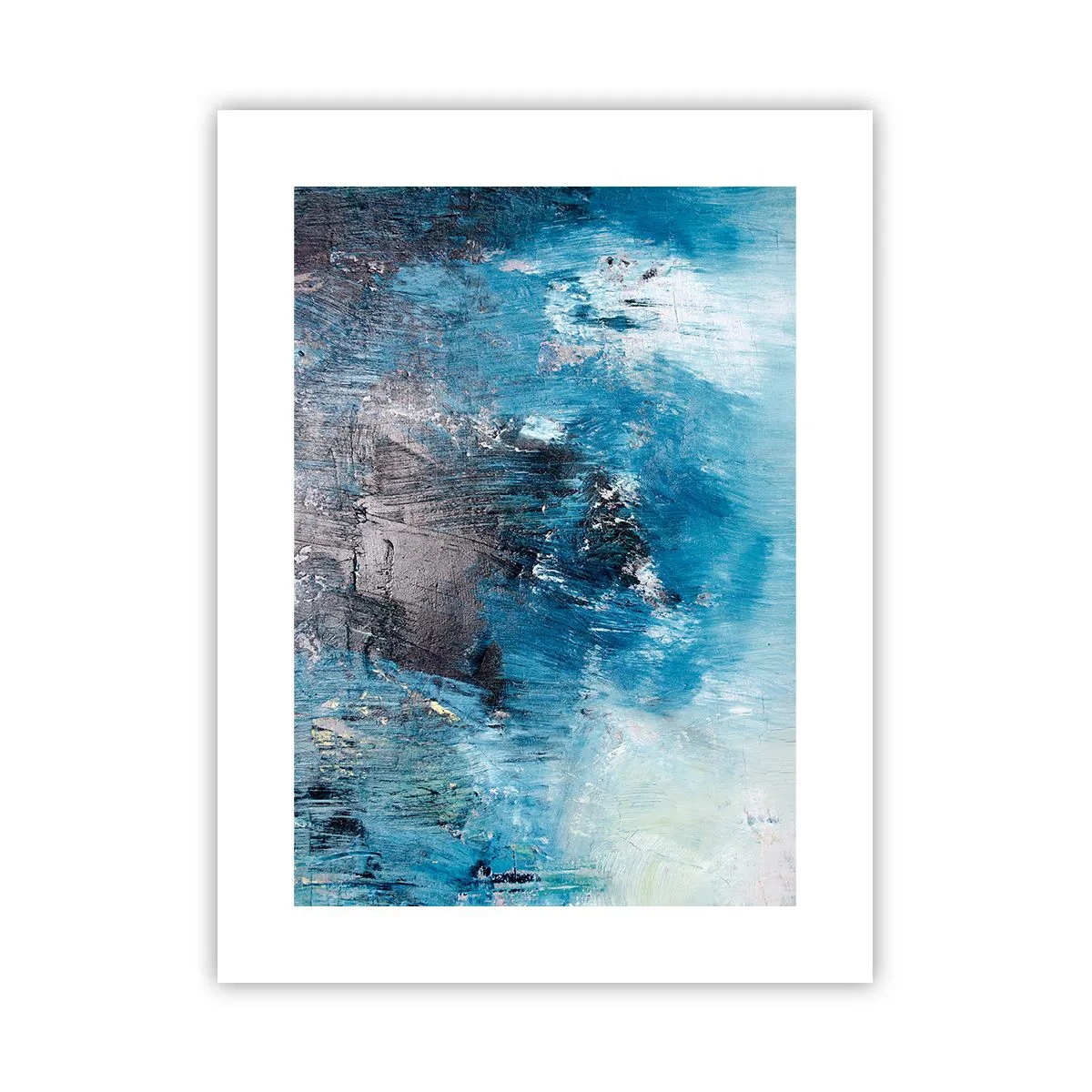 Poszter - Kék rapszódia - 30x40 cm