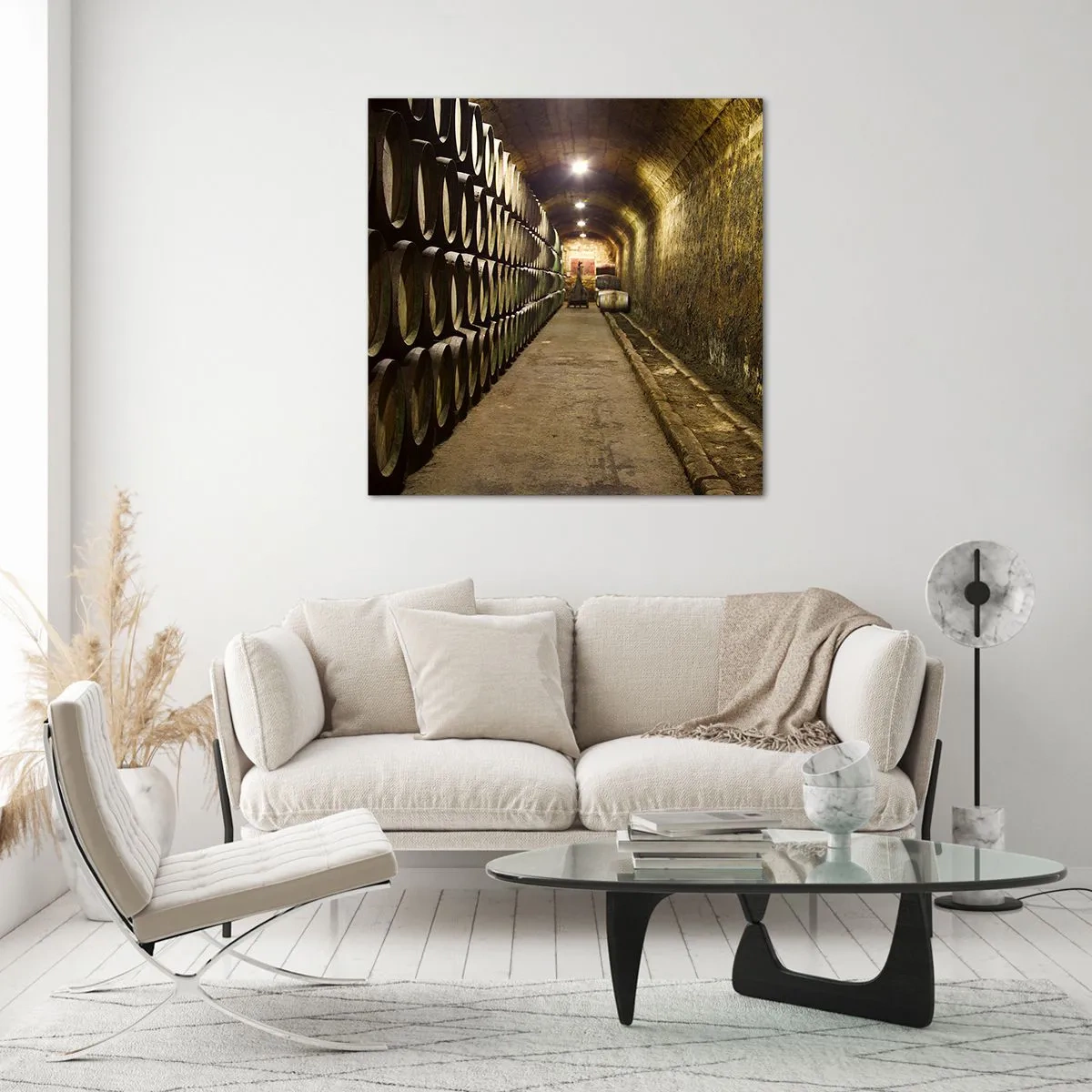 Üveg kép - Jó lefeküdni - 70x70 cm