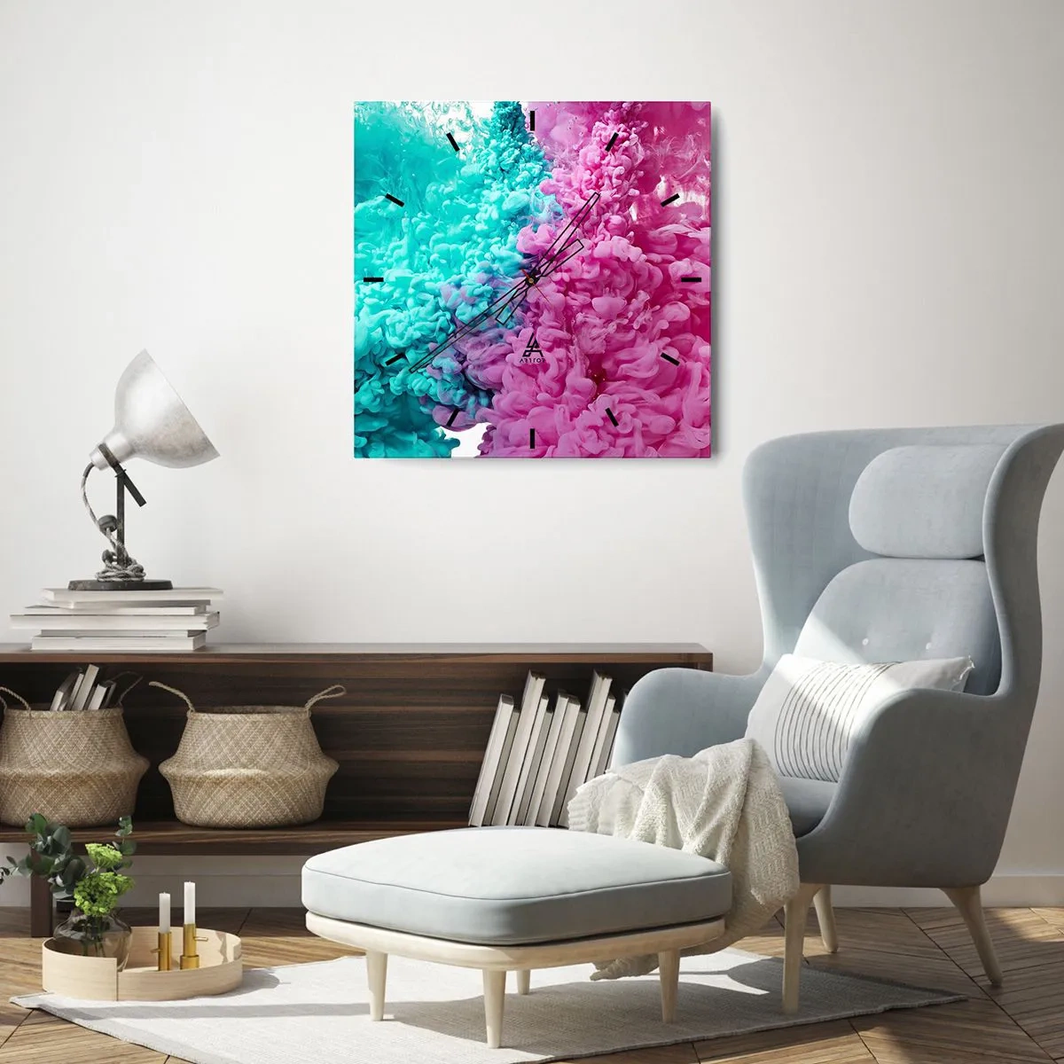 Falióra, Óra - Mindent eldöntő ütközés - 30x30 cm