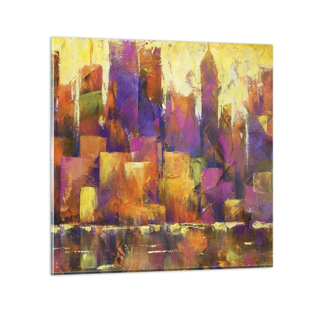 Üveg kép - Metropolitán kompozíció - 30x30 cm