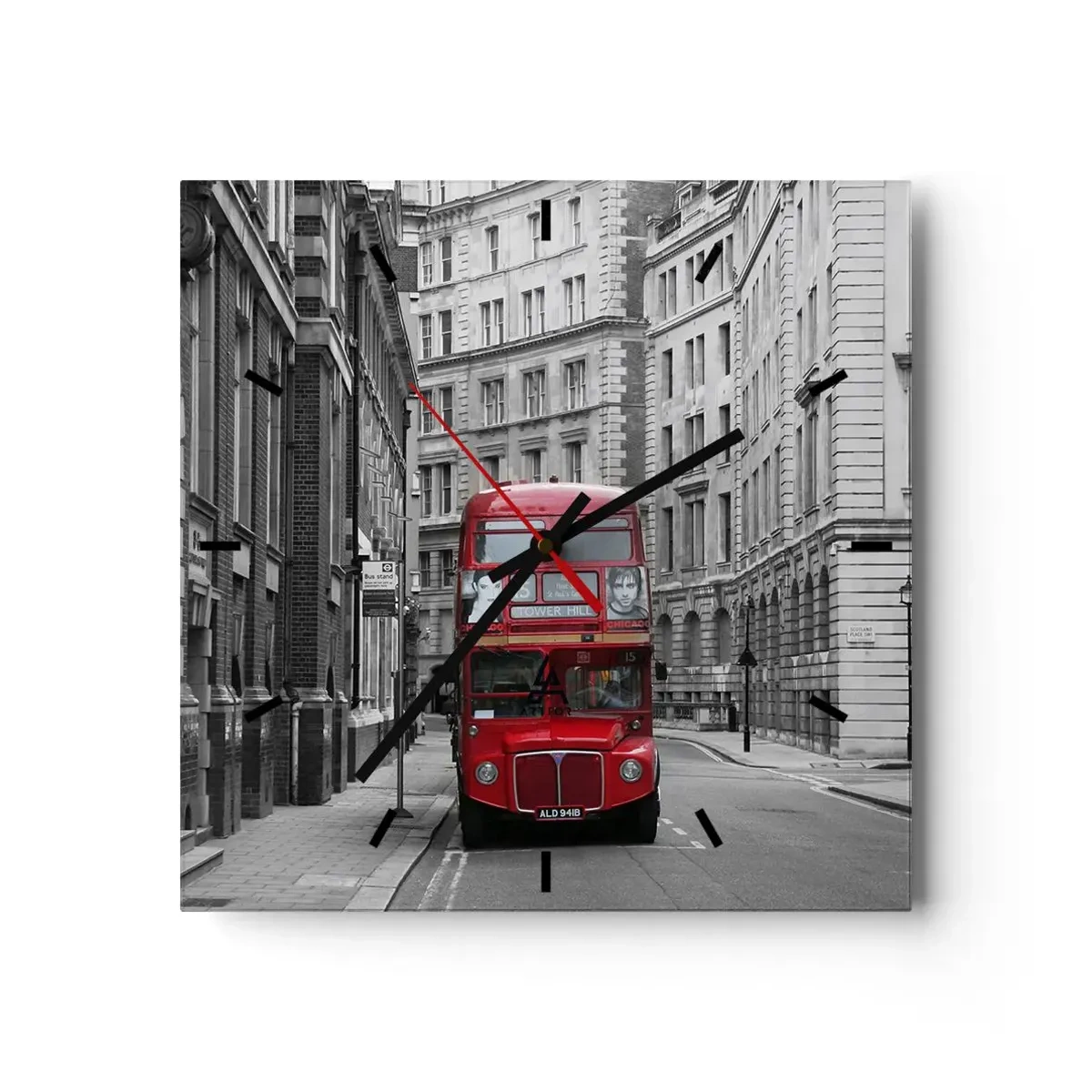 Falióra, Óra - A mindennapi életnek nem kell szürkének lennie - 30x30 cm