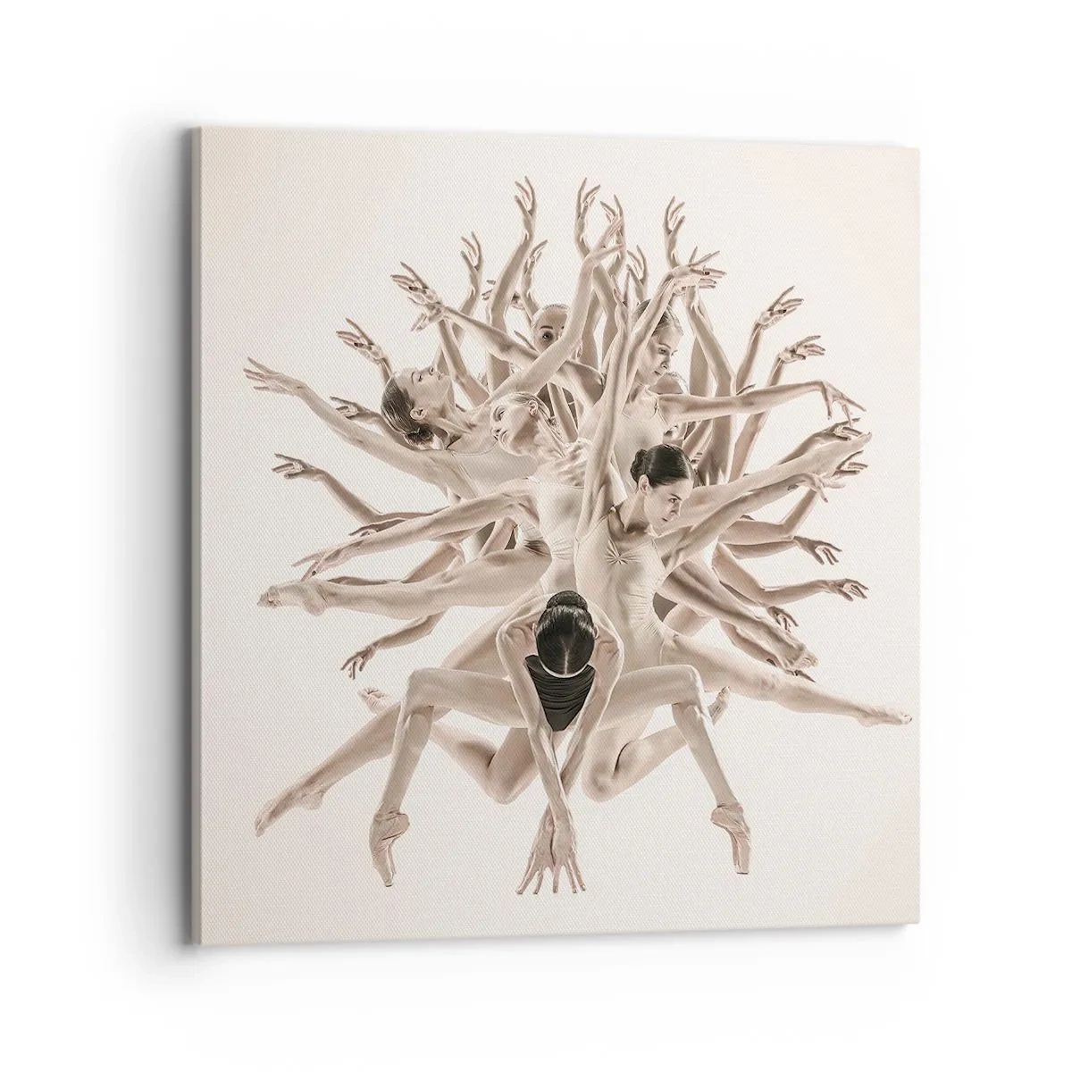 Vászonkép - Virágzás a táncban - 70x70 cm