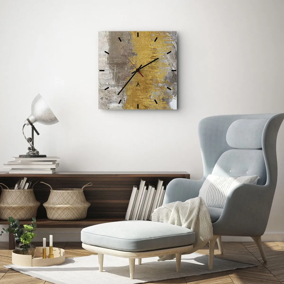 Falióra, Óra - Egy aranyszínű fuvallat - 30x30 cm