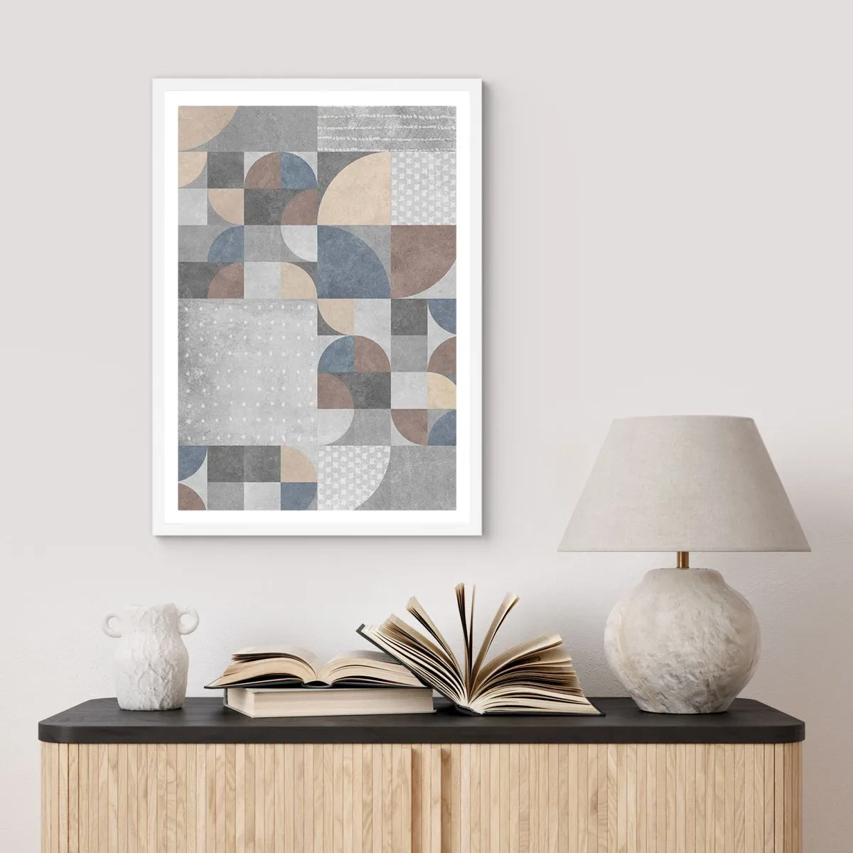 Poszter fekete keretben - Kerámia fantázia - 50x70 cm