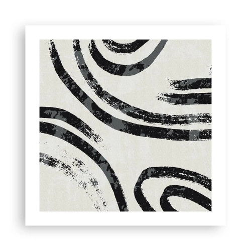 Poszter - Félig megállt - 50x50 cm