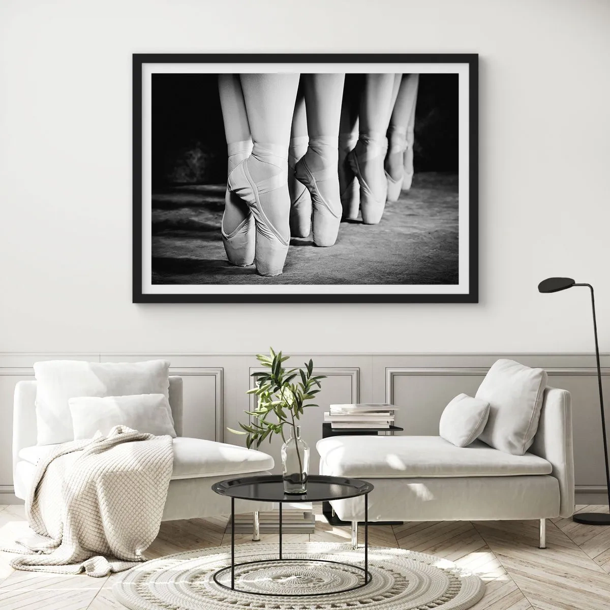 Poszter fehér keretben - Együtt, könnyedén - 100x70 cm