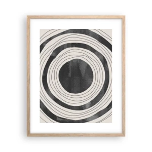 Poszter világos tölgy keretben - A legmélyén - 40x50 cm