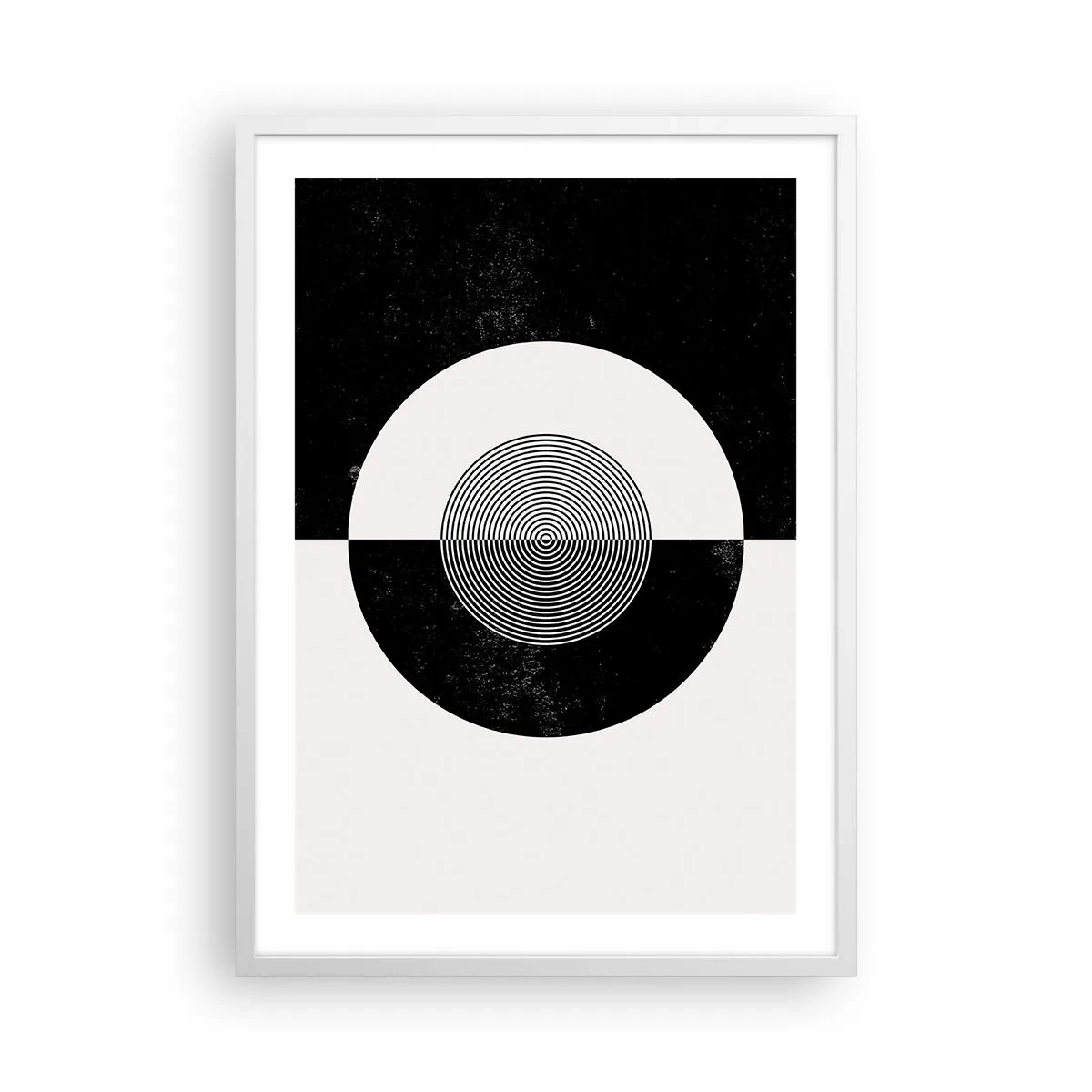 Poszter fekete keretben - Harmónia fekete-fehérben - 50x70 cm