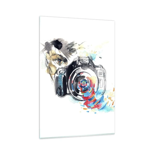 Üveg kép - A lencse szemében - 80x120 cm