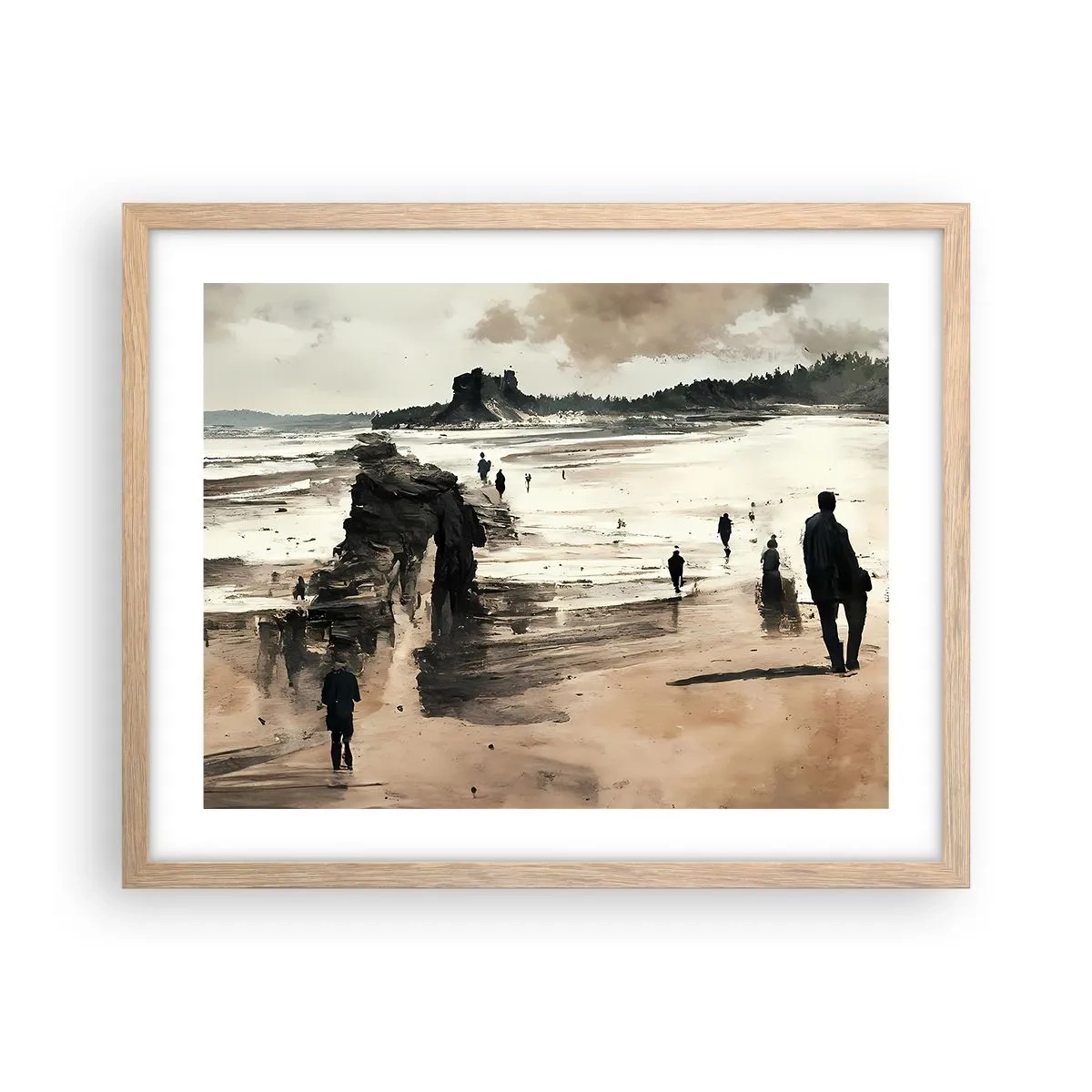 Poszter világos tölgy keretben - Megidézett - 50x40 cm