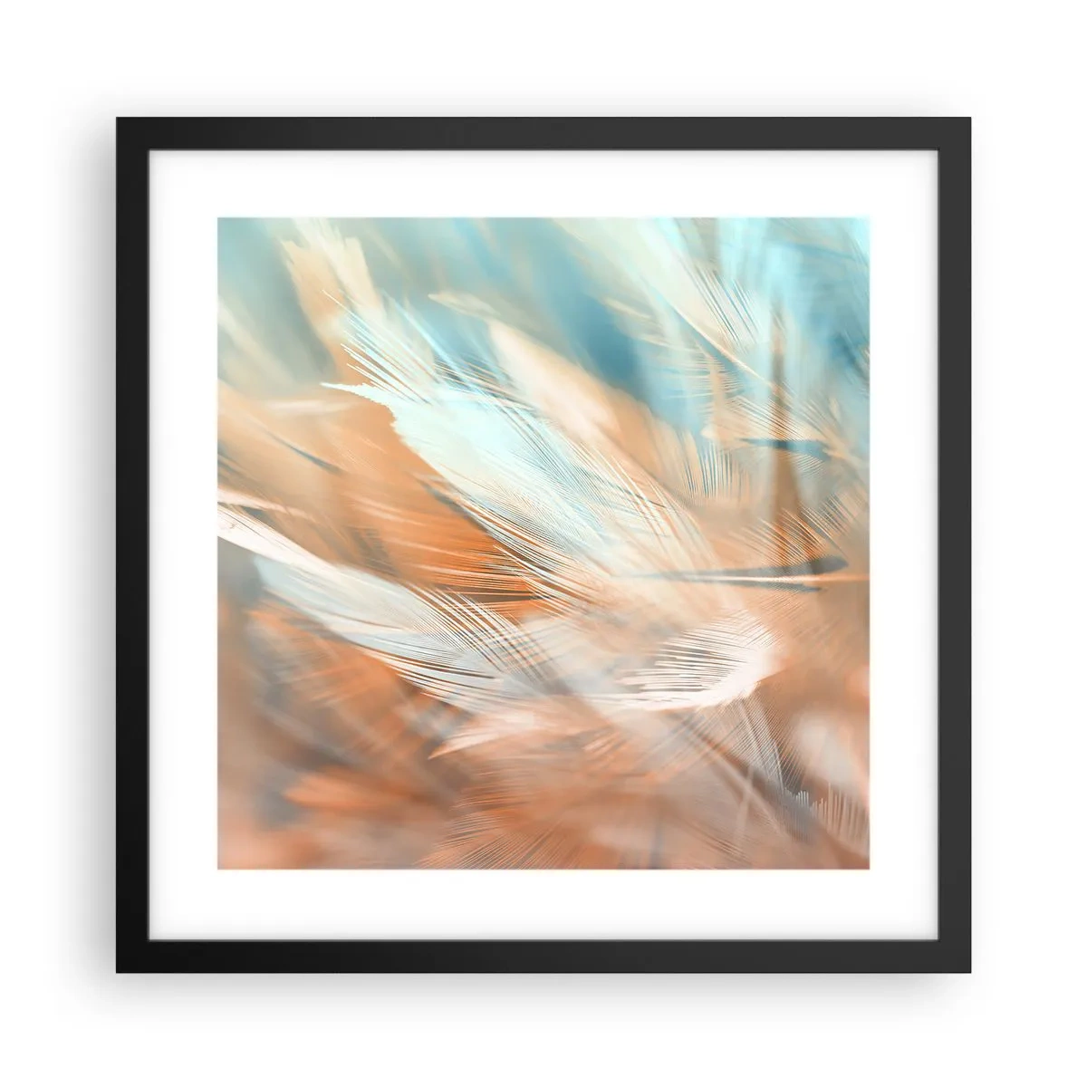 Poszter fehér keretben - A szelídség földjén - 40x40 cm