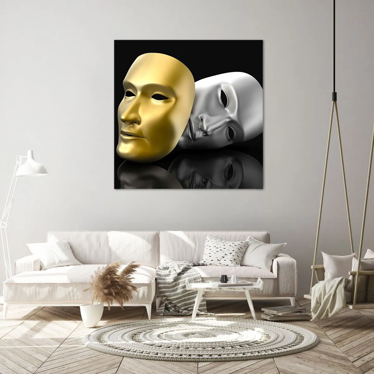 Vászonkép - Az élet színház - 70x70 cm