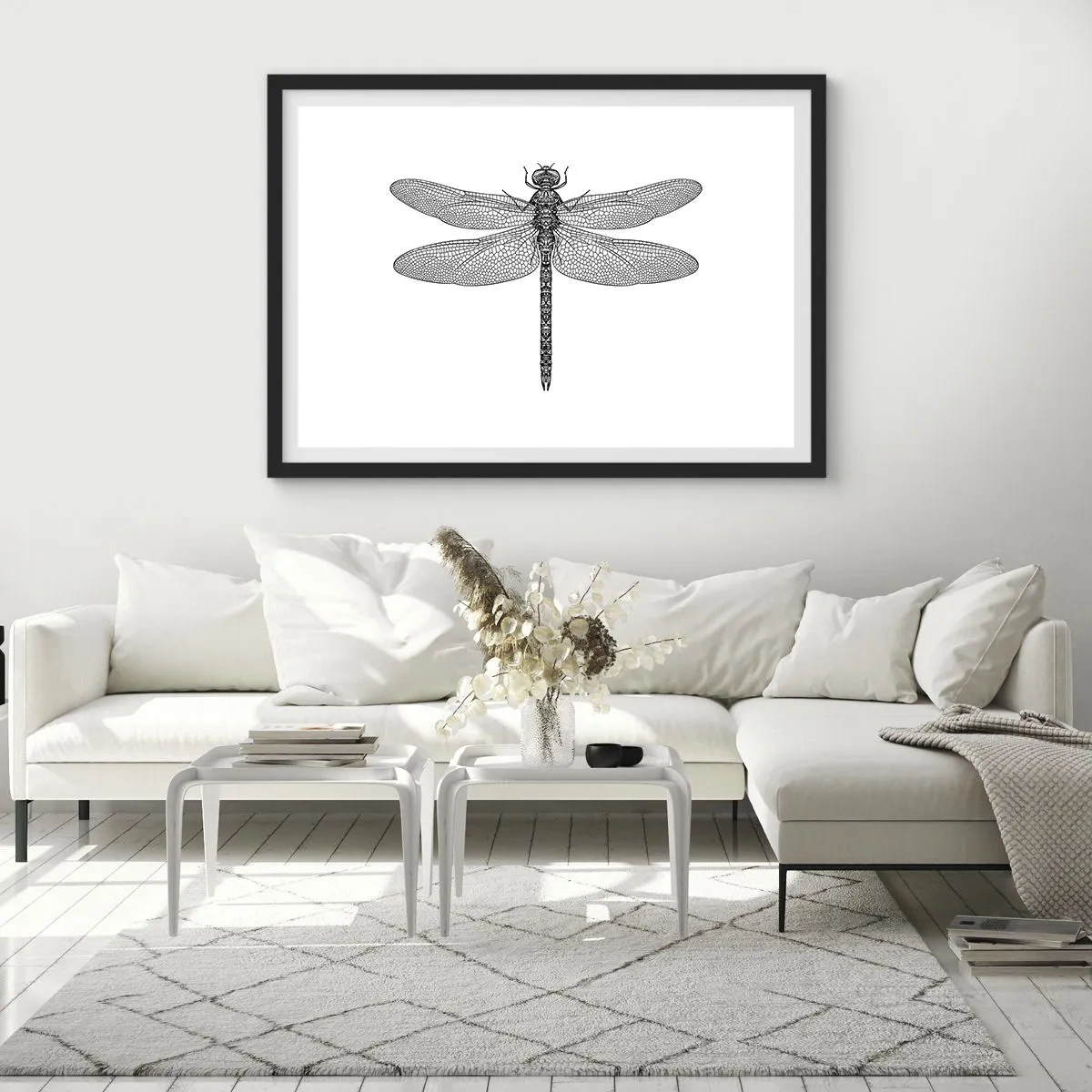 Poszter fehér keretben - A természet precizitása - 91x61 cm