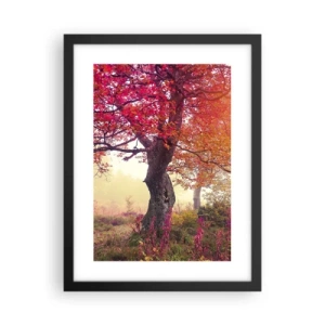 Poszter fehér keretben - Virágzás őrülete - 30x40 cm