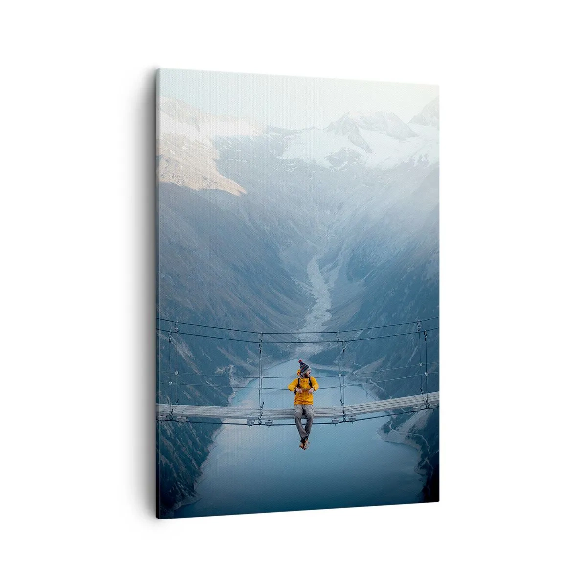 Vászonkép - Elragadtatott a felfüggesztésben - 50x70 cm