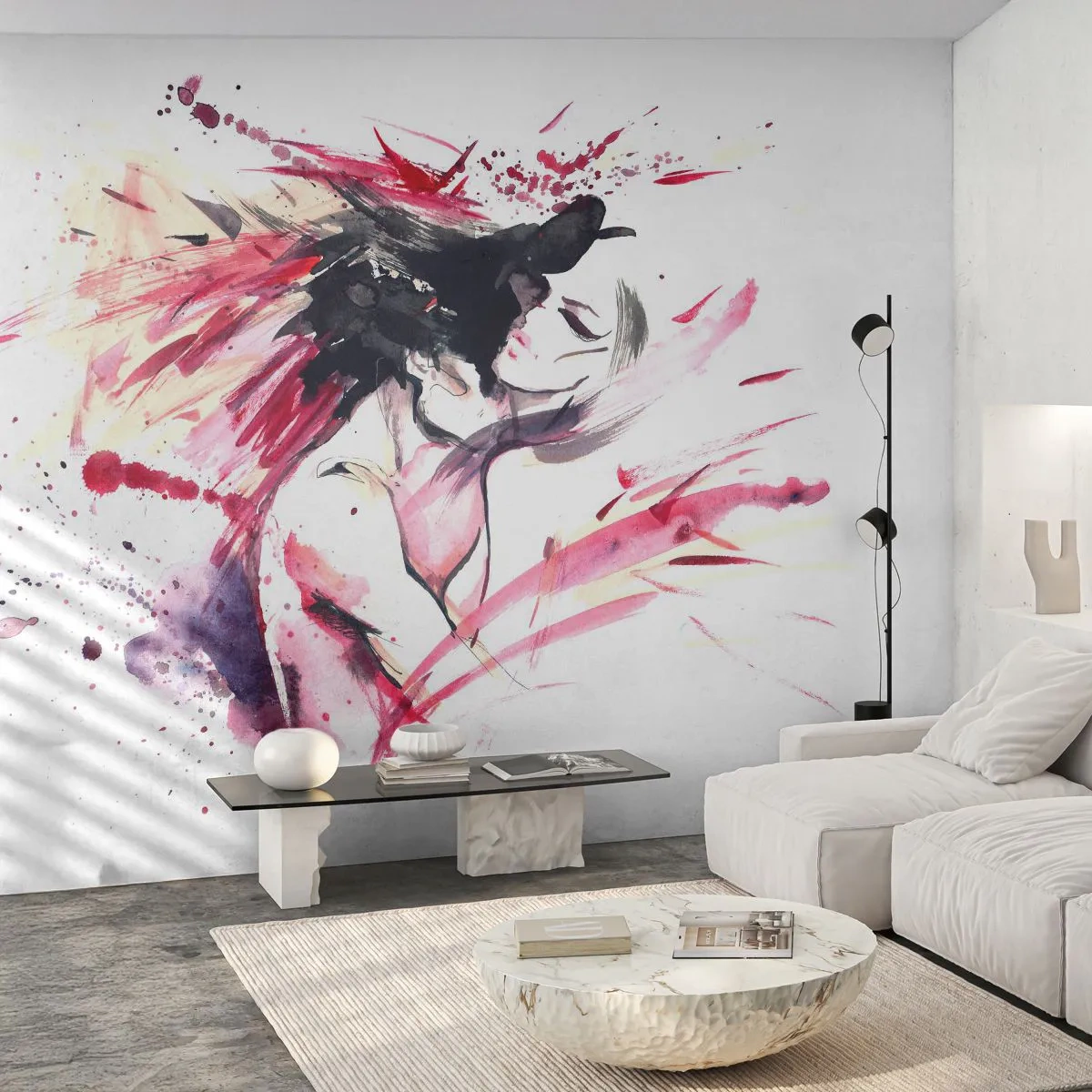 Öntapadós Fotótapéta Deluxe Sticker - A szerelem beteljesülése - Absztrakció, Nő és Férfi, Szerelem - 150x105 cm