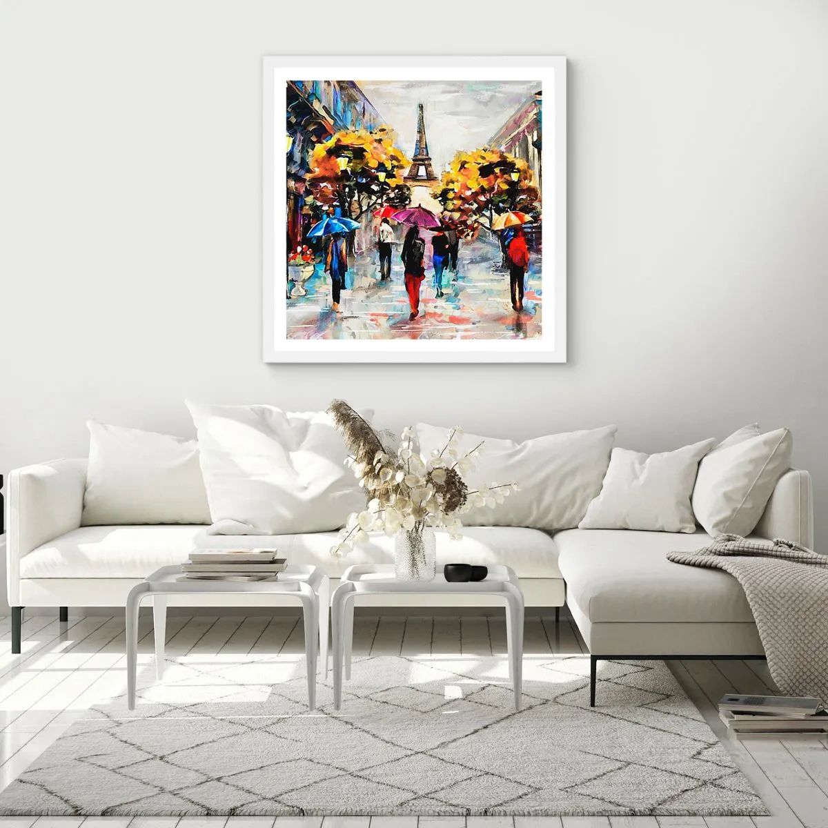 Poszter fekete keretben - Ősszel különösen szép - 60x60 cm