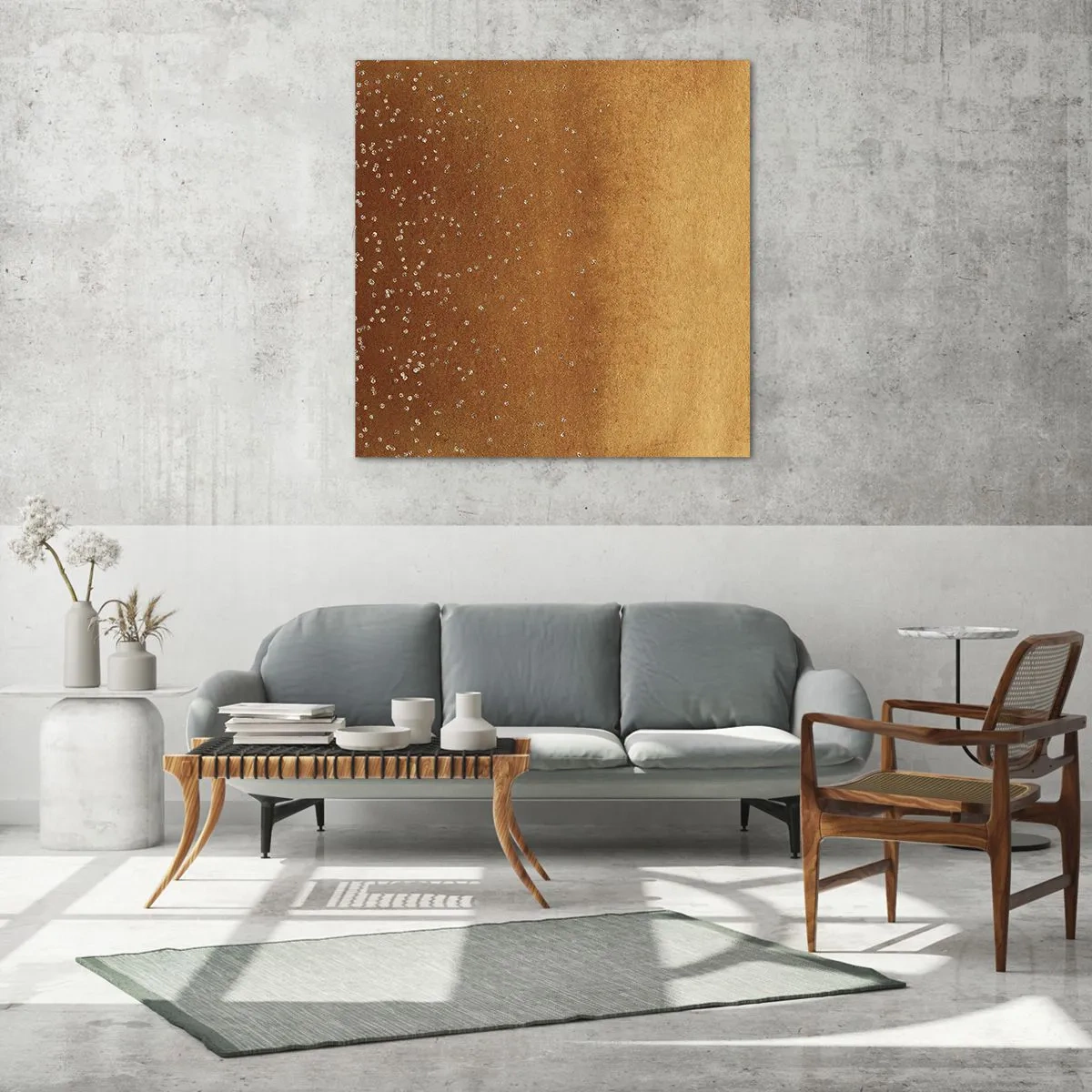 Üveg kép - A fény születése - 60x60 cm