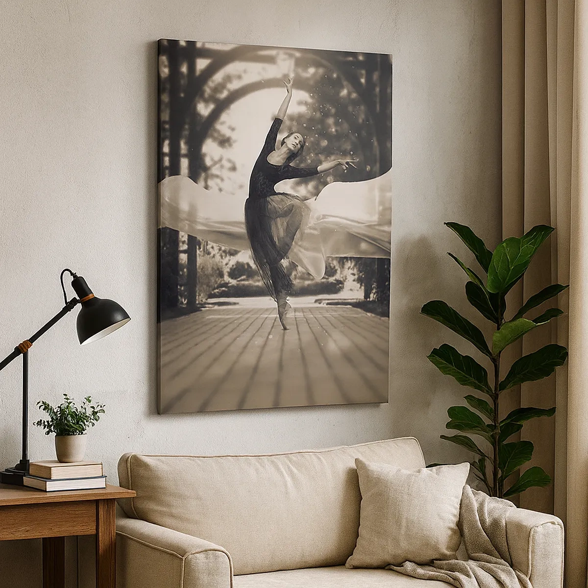 Vászonkép - A kerti szellem tánca - 50x70 cm