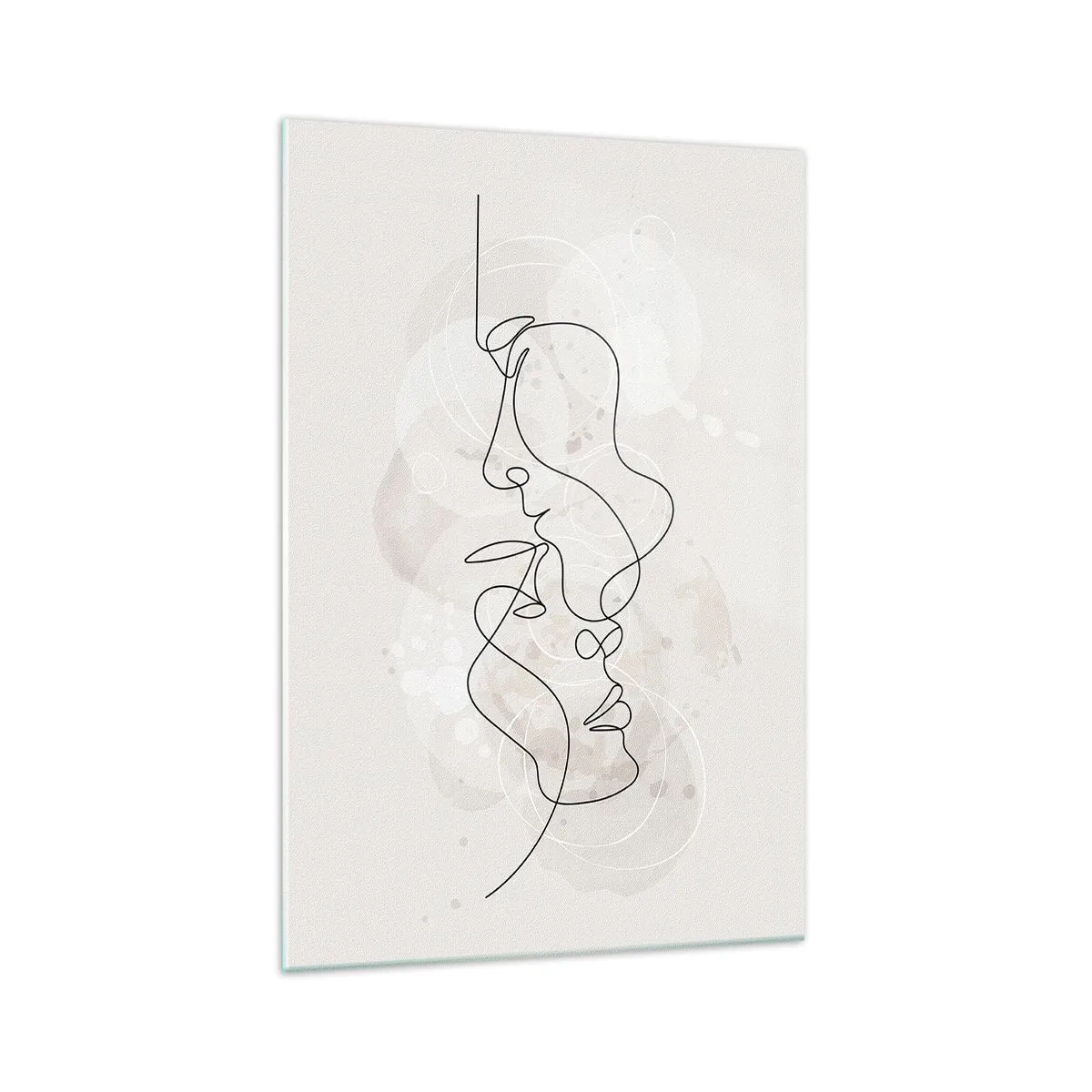 Üveg kép - Ölelésbe gabalyodva - 70x100 cm