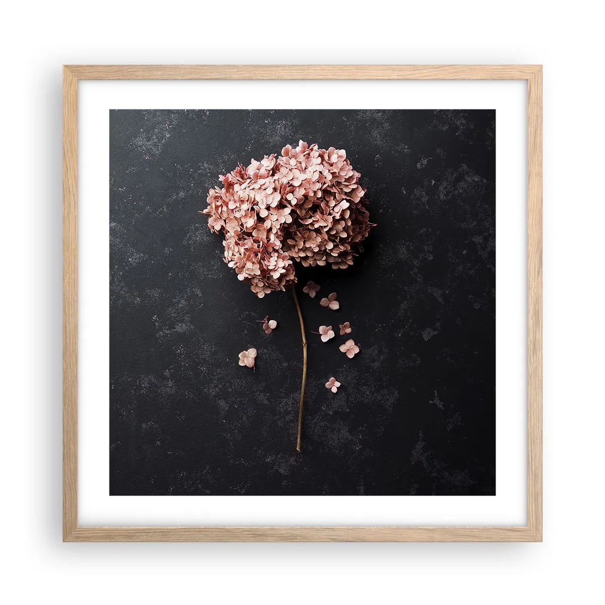 Poszter világos tölgy keretben - Egy igazán romantikus jel - 50x50 cm