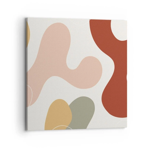 Vászonkép - Pöttyök vagy hullámok? - 70x70 cm