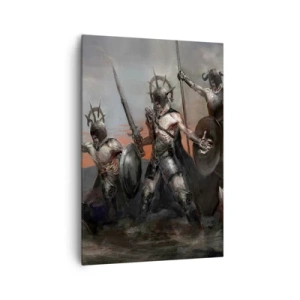 Vászonkép - Pajzzsal, vagy a pajzson - 70x100 cm