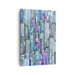 Vászonkép - Kikékült az égtől - 70x100 cm