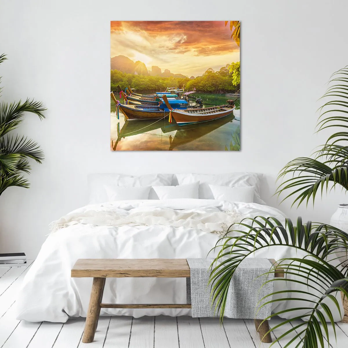 Vászonkép - Egy dolgos nap előtt - 60x60 cm