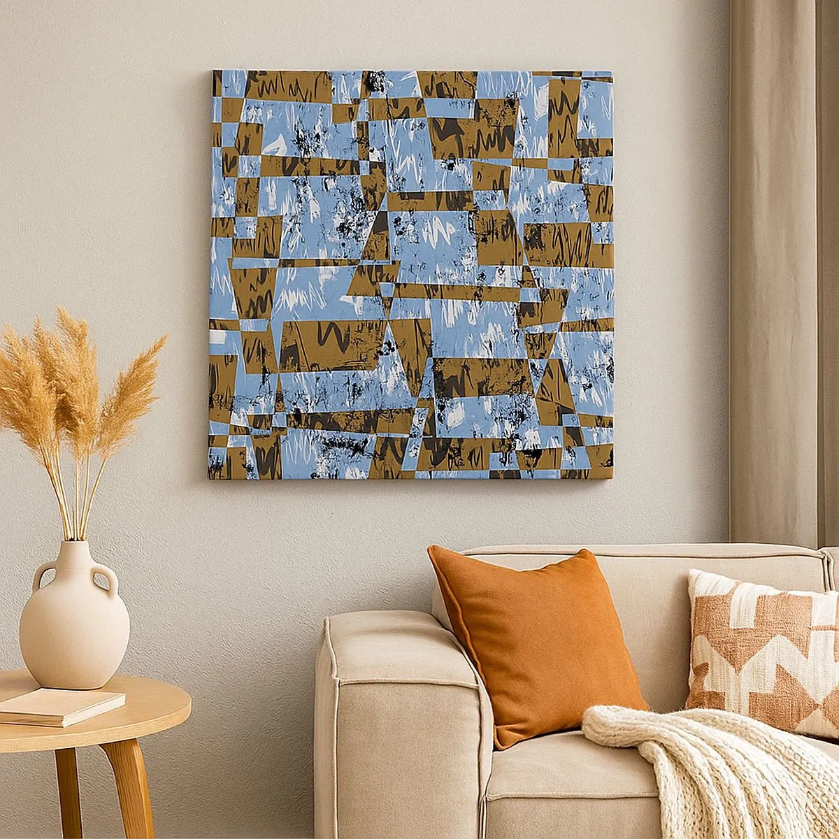 Vászonkép - Nem népies kivágás - 30x30 cm