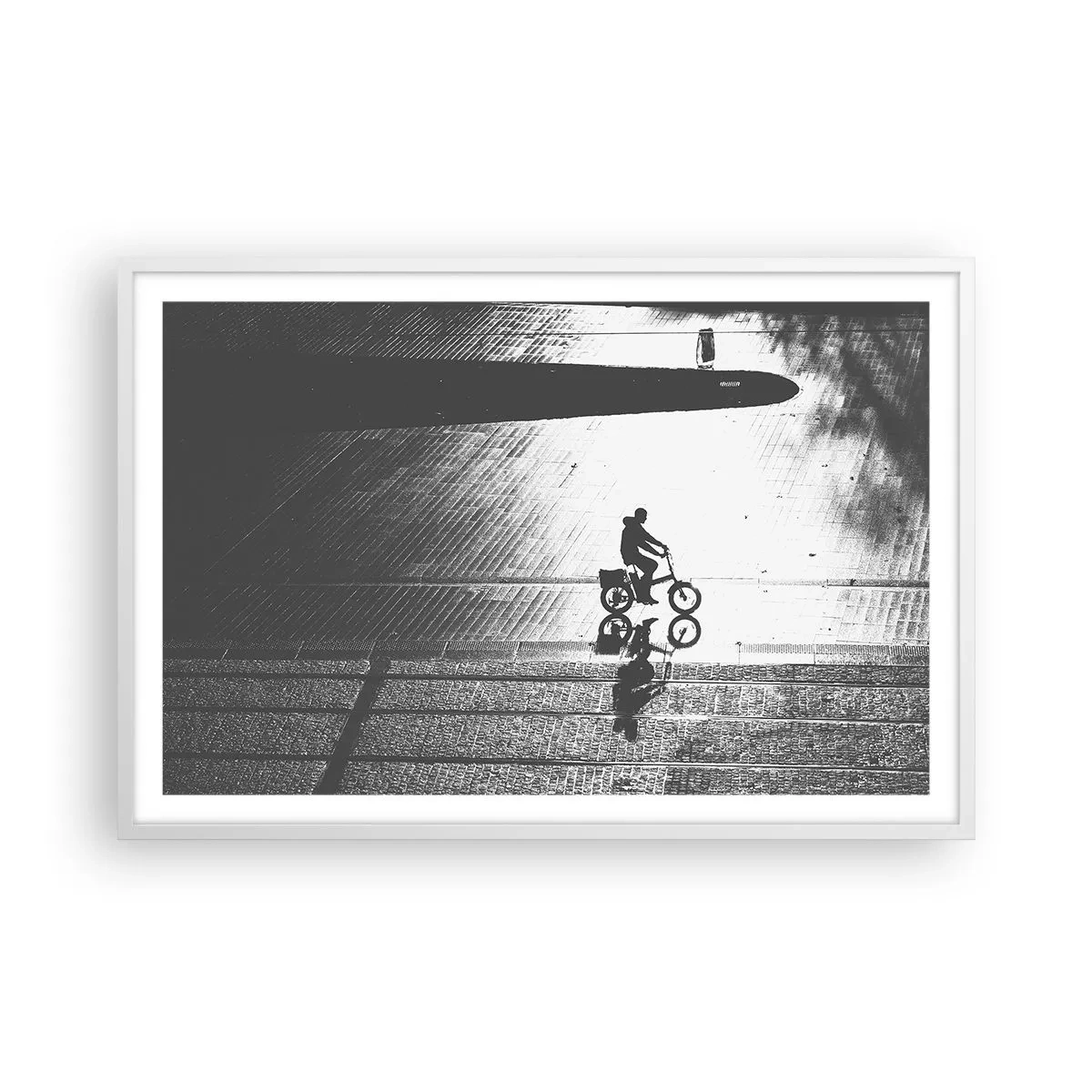 Poszter fekete keretben - Előre, a városon keresztül - 91x61 cm