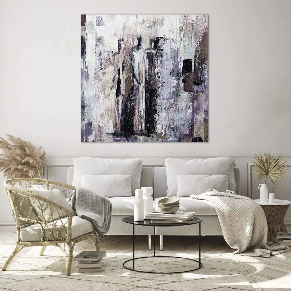 Üveg kép - A titokzatos hámas - 50x50 cm