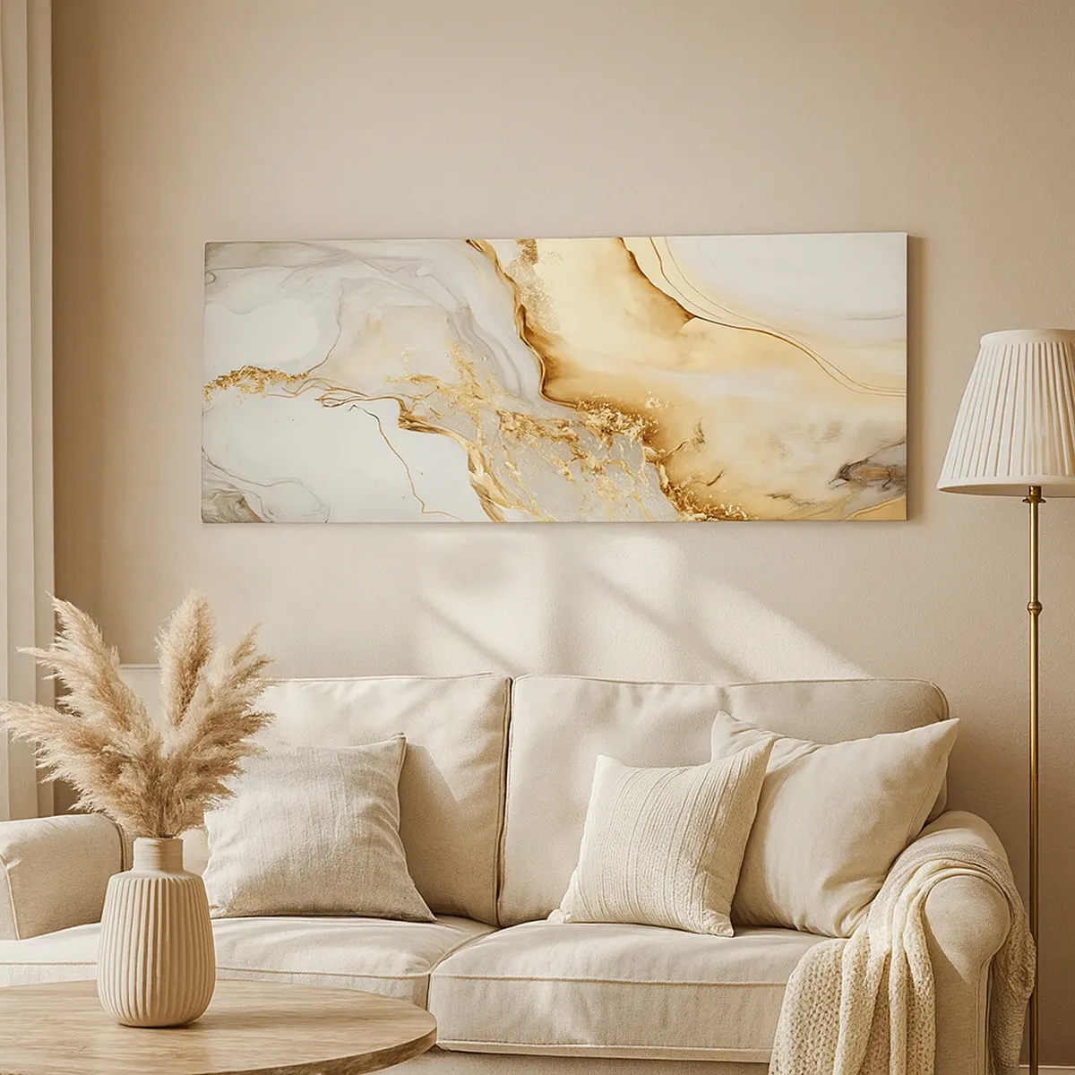 Vászonkép - Absztrakció: szépség és jóság - 30x30 cm