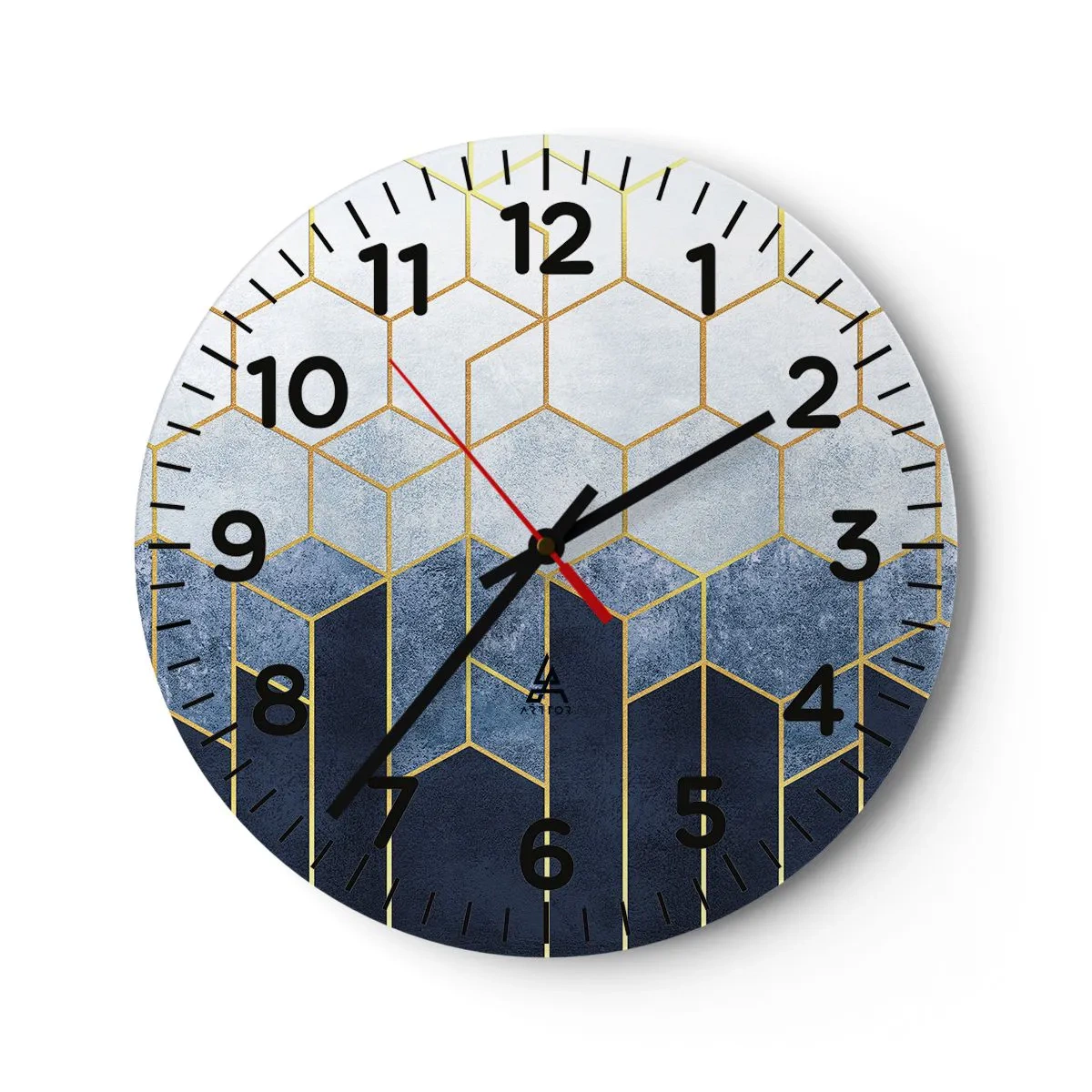 Falióra, Óra - Kompozíció szinkópa ritmusban - 40x40 cm