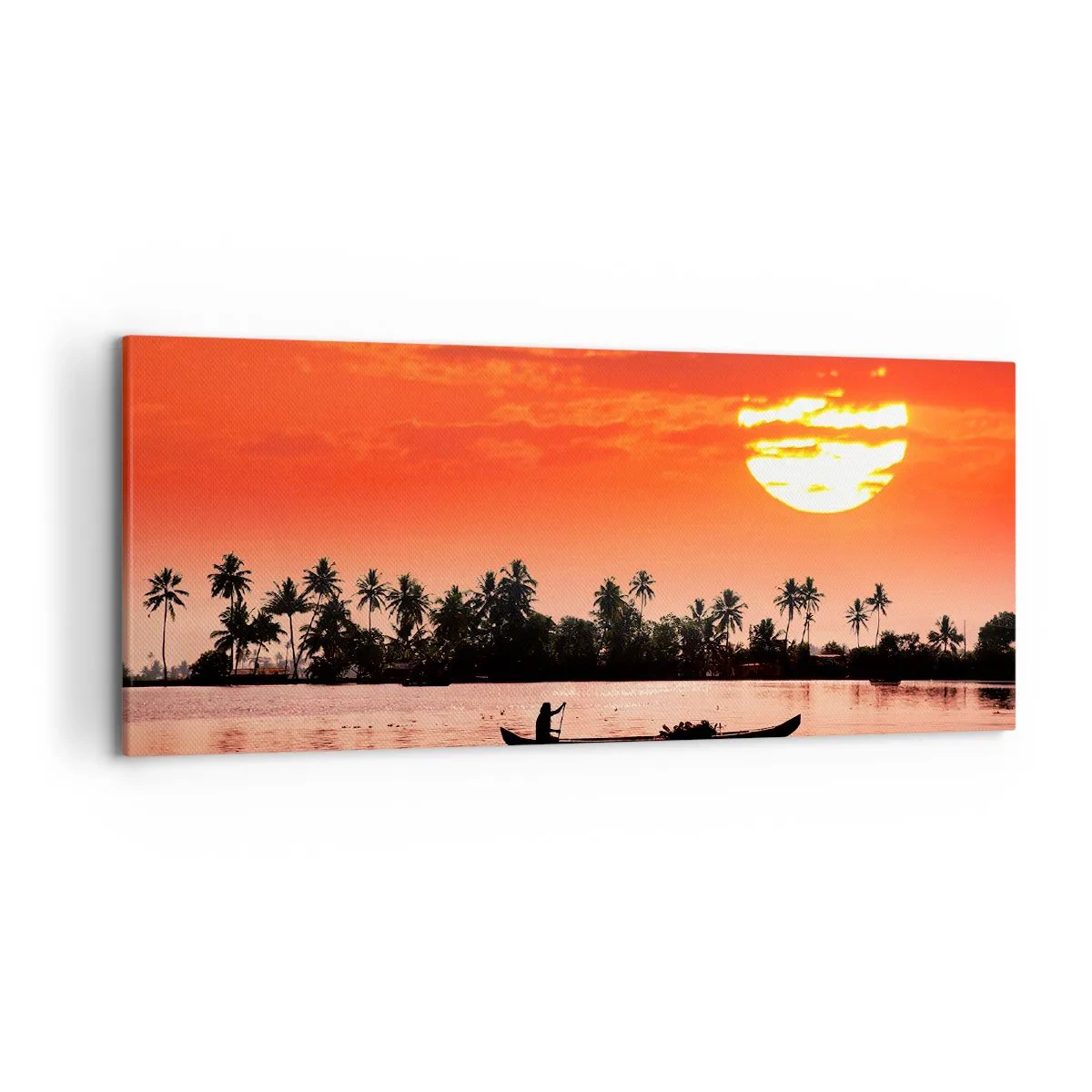 Vászonkép - A trópusok nyugalma naplementekor - 120x50 cm