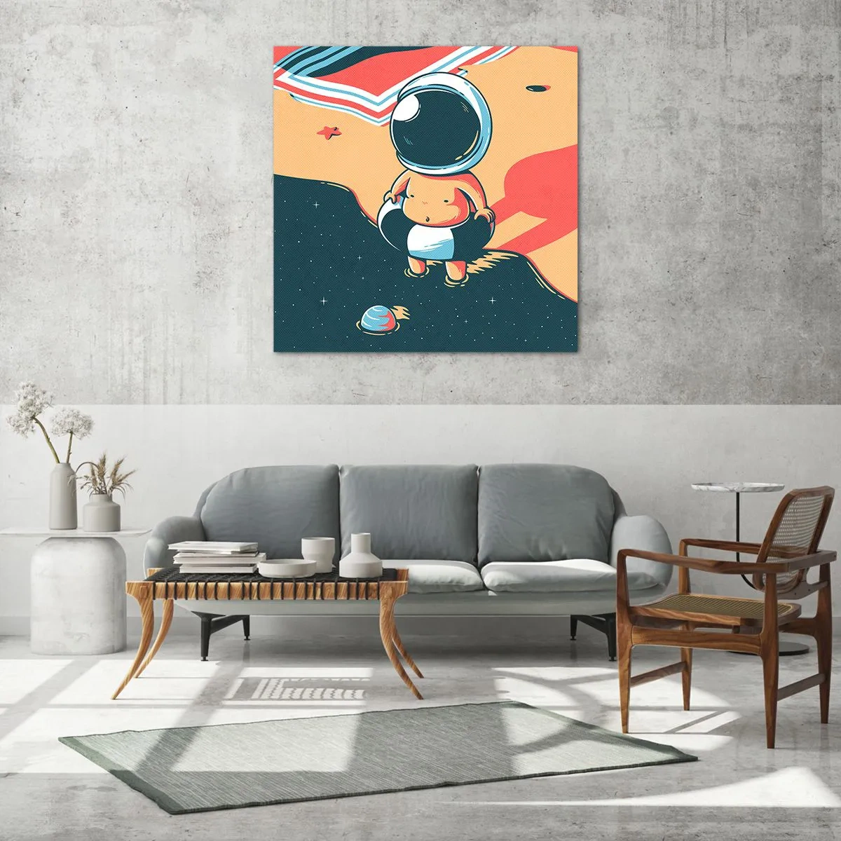 Üveg kép - Más perspektívából - 60x60 cm