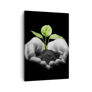 Vászonkép - Szeretem a természetet, védem azt - 50x70 cm