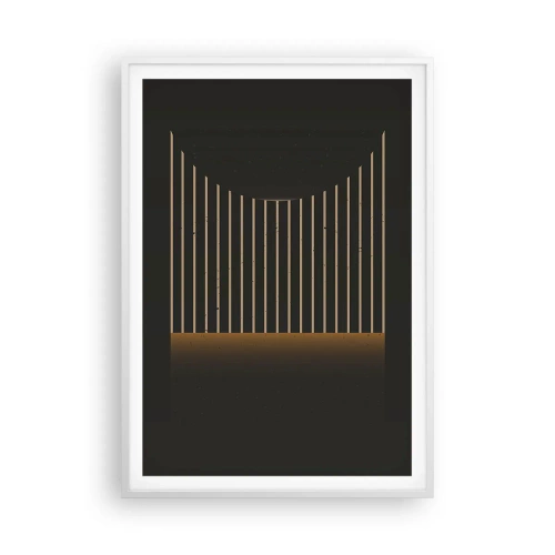Poszter fekete keretben - Fedezze fel a sötétséget - 70x100 cm