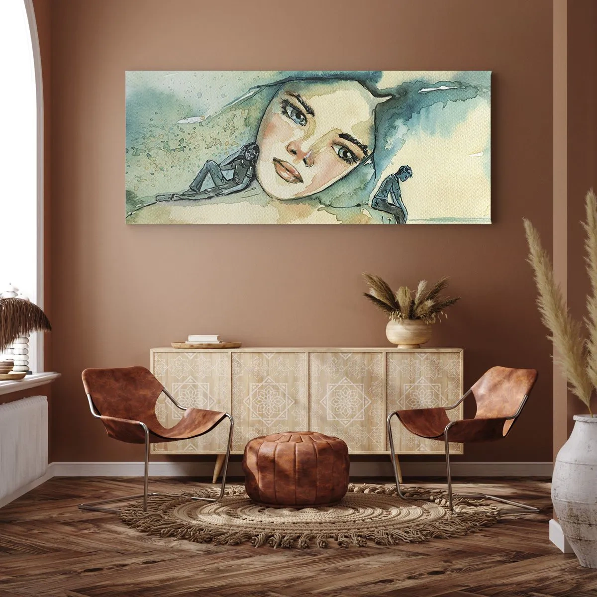 Vászonkép - Am I blue? - 90x30 cm