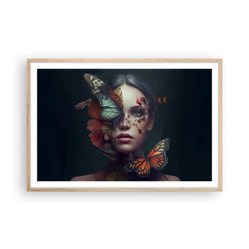 Poszter világos tölgy keretben - Egy csodálatos metamorfózis - 91x61 cm