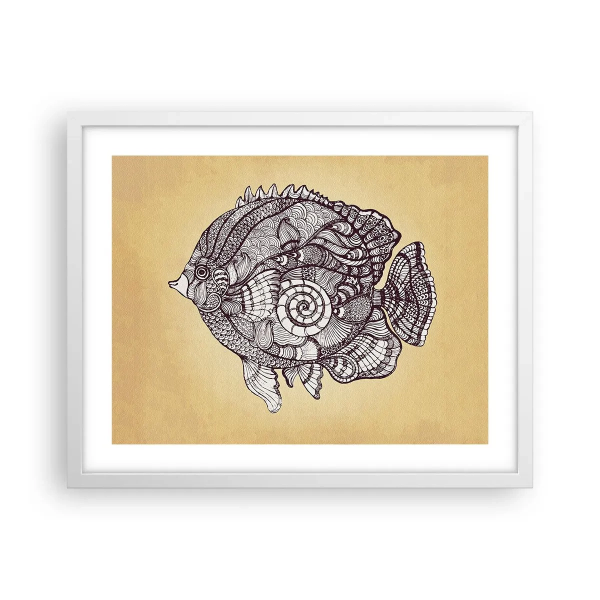 Poszter fekete keretben - A díszek óceánjából - 50x40 cm